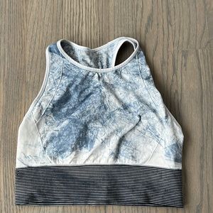 Lululemon ebb to train high neck long line sports bra size 10